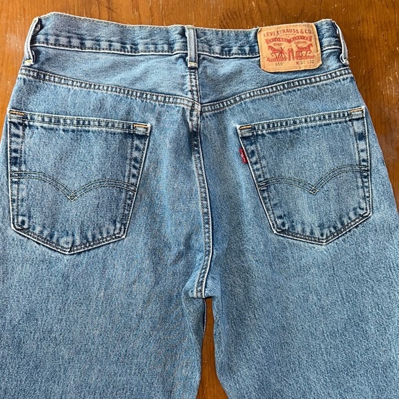Vintage Levi’s 550 men’s Classic Blue Denim Jeans size 32W x 32L - Picture 6 of 9